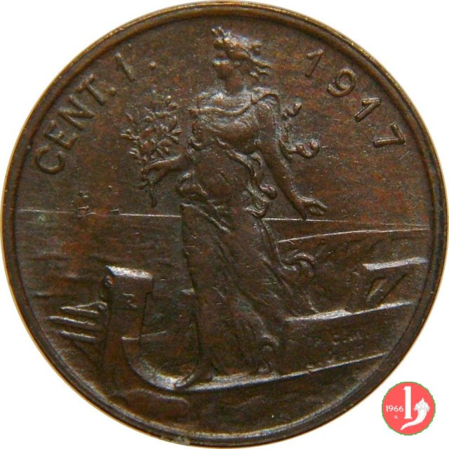 1 centesimo prora 1917 (Roma)