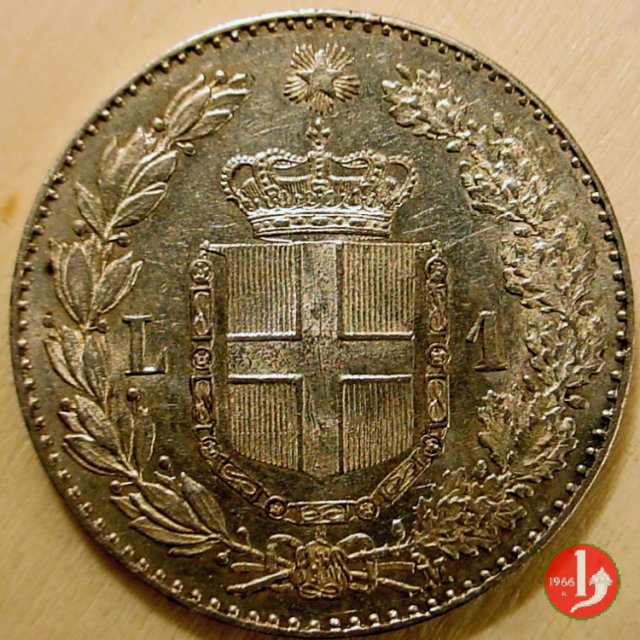 1 lira 1887 (Milano)