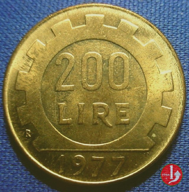 200 lire 1977 (Roma)