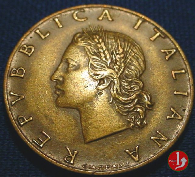 20 lire quercia 1958 (Roma)