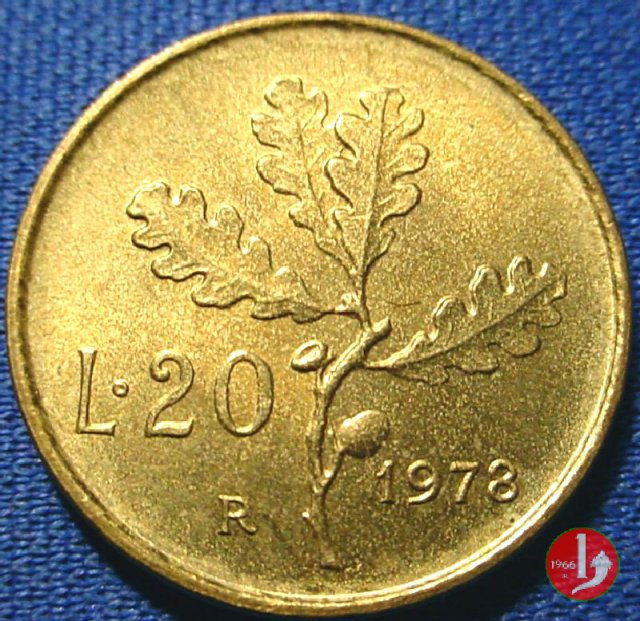 20 lire quercia 1978 (Roma)