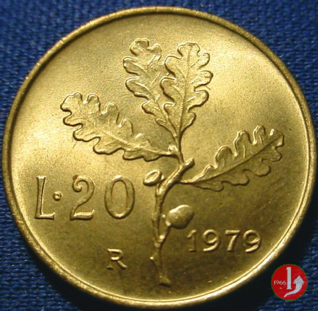 20 lire quercia 1979 (Roma)