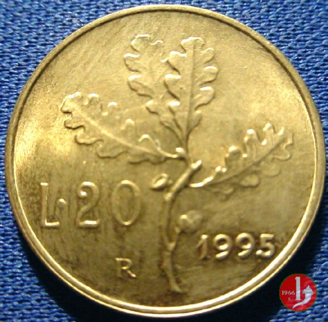 20 lire quercia 1995 (Roma)