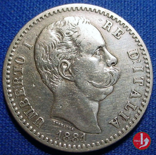 2 lire 1881 (Roma)