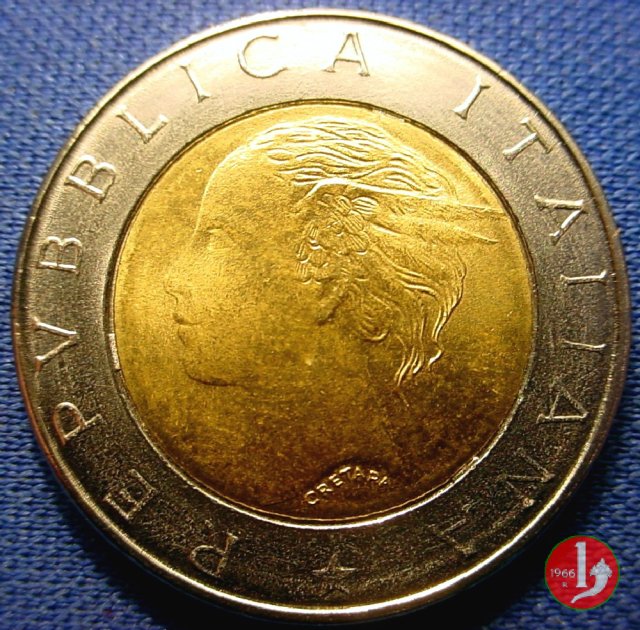 500 lire Istituto nazionale di statistica 1996 (Roma)