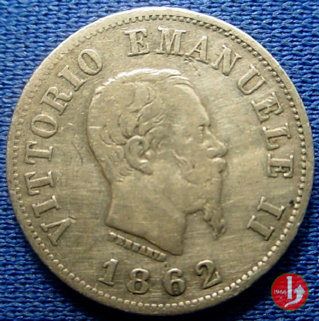 50 centesimi stemma 1862 (Napoli)