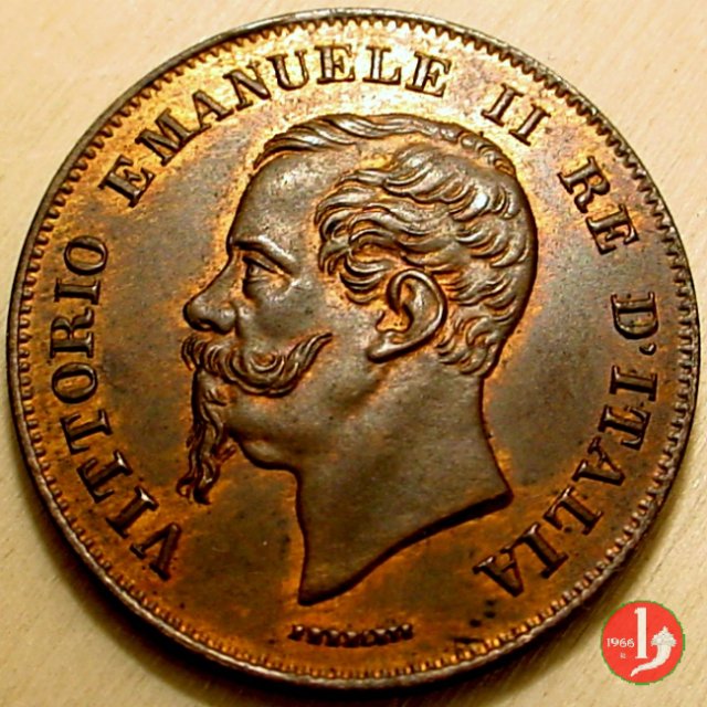 5 centesimi 1861 (Milano)