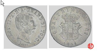 10 quattrini (secondo tipo) 1858 (Firenze)