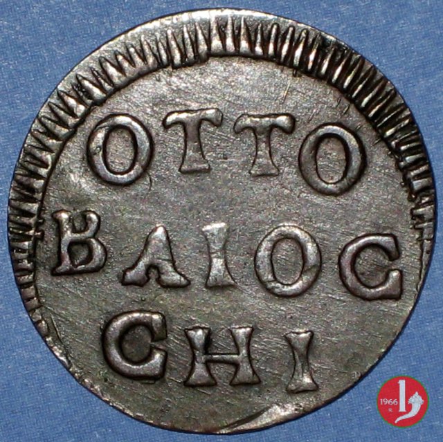 muraiola da 8 baiocchi 1797 (Terni)