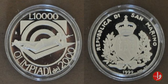 10000 Lire 1999 "Olimpiadi 2000" 1999 (Roma)