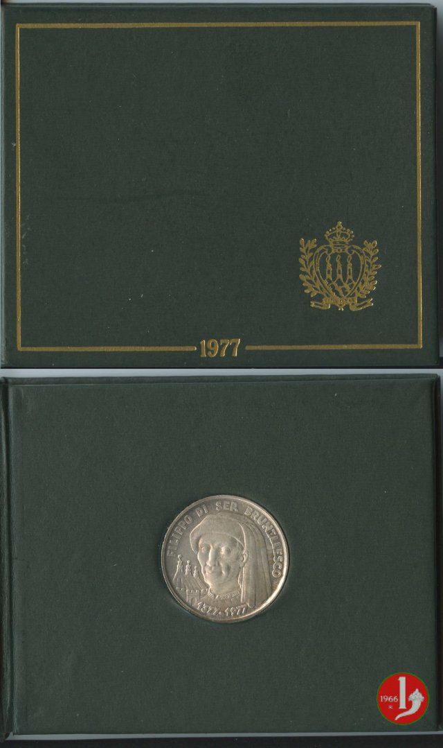 1000 Lire 1977 "Brunelleschi" 1977 (Roma)