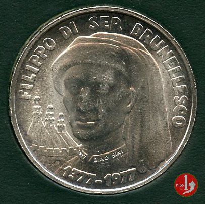 1000 Lire 1977 "Brunelleschi" 1977 (Roma)