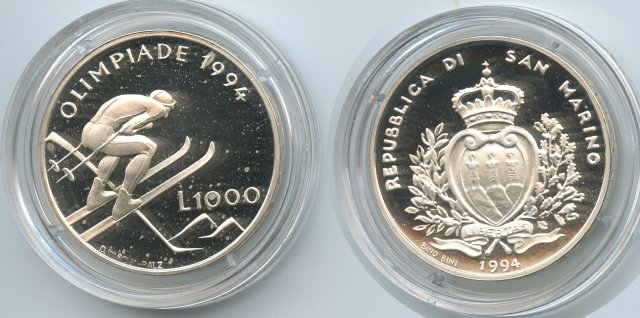 1000 Lire 1994 "Olimpiade" 1994 (Roma)