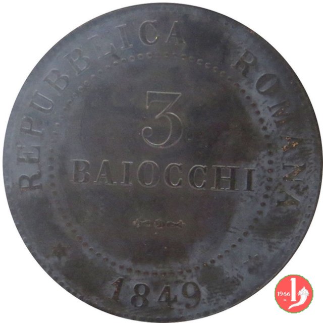 3 Baiocchi 1849 (Roma)