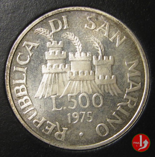 500 Lire 1975 "Scalpellino" 1975 (Roma)