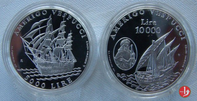 Dittico 1995 "Amerigo Vespucci" 1995 (Roma)
