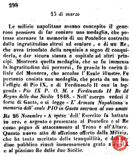 Esilio di Pio IX a Gaeta -217 1848 (Napoli)