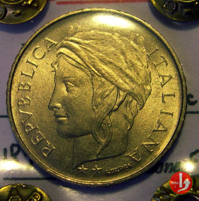 100 lire Italia turrita 1993 (Roma)