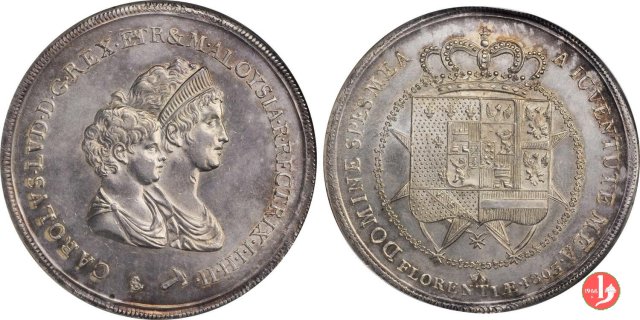dena o 10 lire Fiorentine 1803 (Firenze)