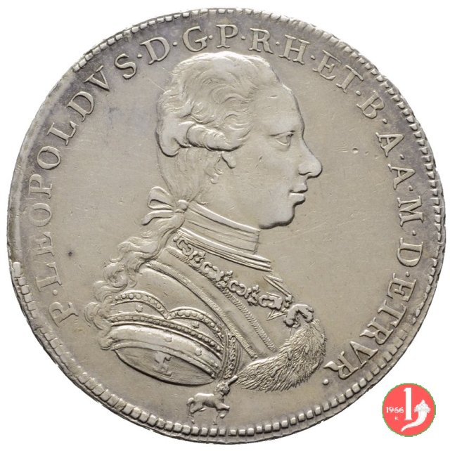 francescone (10 paoli) serie "senile" 1790 (Firenze)