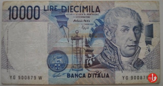 10.000 lire Alessandro Volta 1995