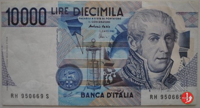 10.000 lire Alessandro Volta 1997