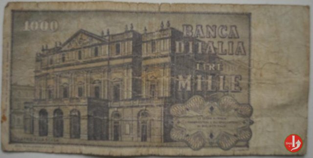 1.000 lire Giuseppe Verdi - Secondo tipo 1977