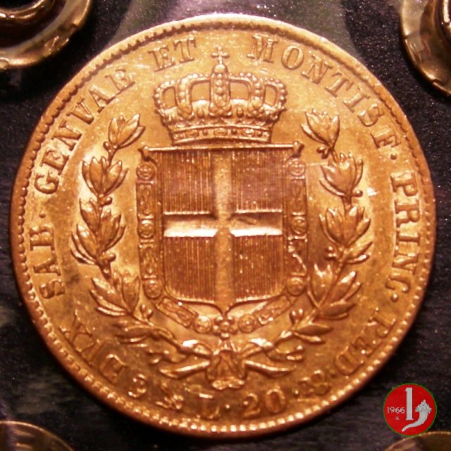 20 lire o Marengo 1849 (Genova)