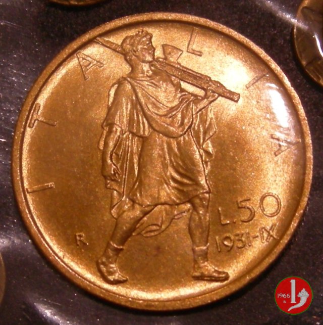 50 lire littore 1931 (Roma)
