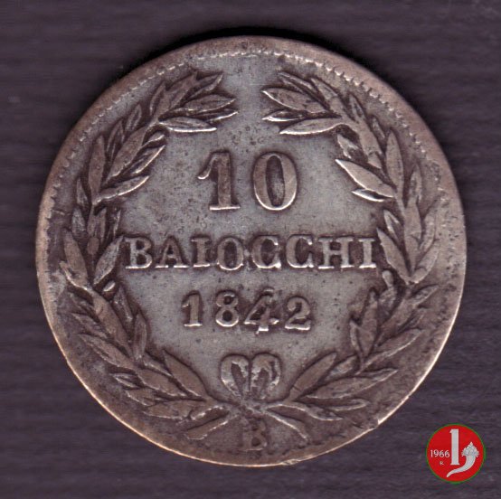 10 Baiocchi (Giulio o Paolo) 1842 (Bologna)