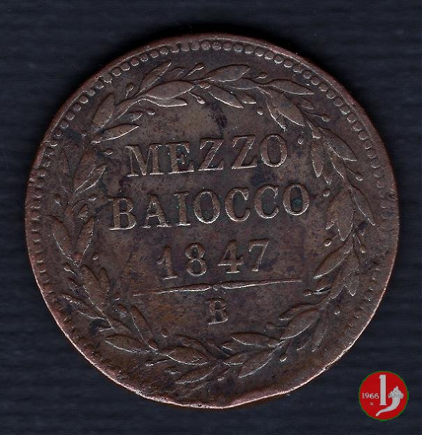 1/2 baiocco 1847 (Bologna)