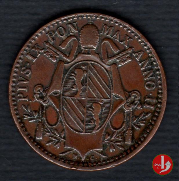 1/2 baiocco 1848 (Bologna)