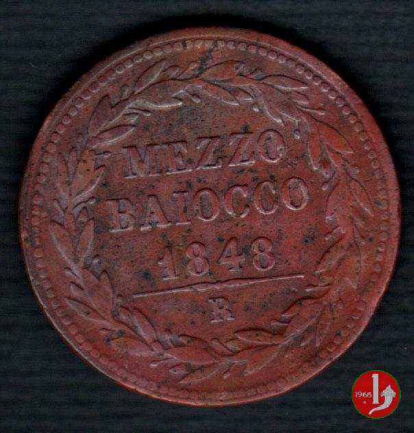 1/2 baiocco 1848 (Roma)