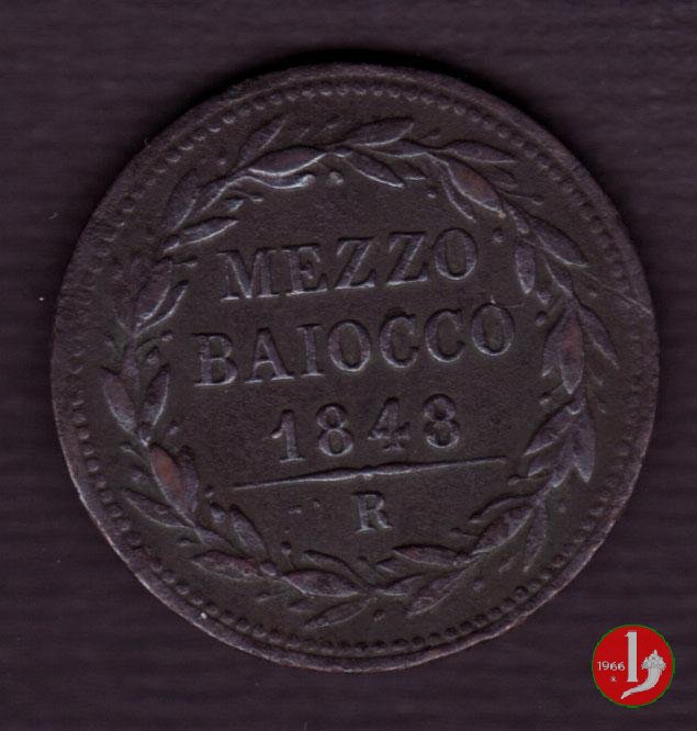 1/2 baiocco 1848 (Roma)