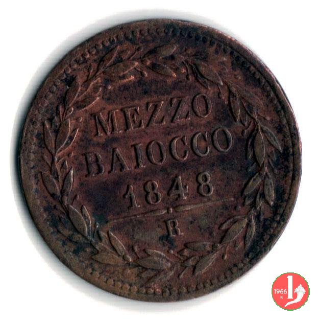 1/2 baiocco 1848 (Roma)