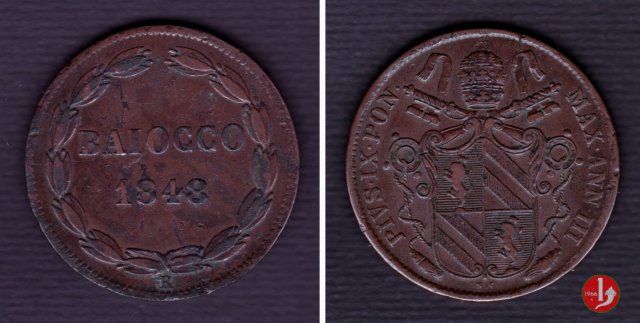 1 baiocco 1848 (Roma)