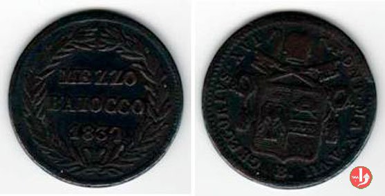 Mezzo Baiocco 1837 (Bologna)