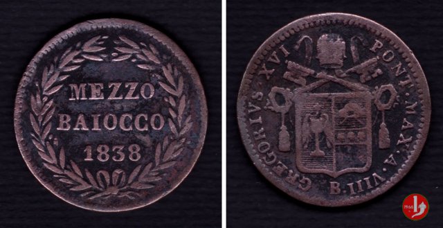 Mezzo Baiocco 1838 (Bologna)