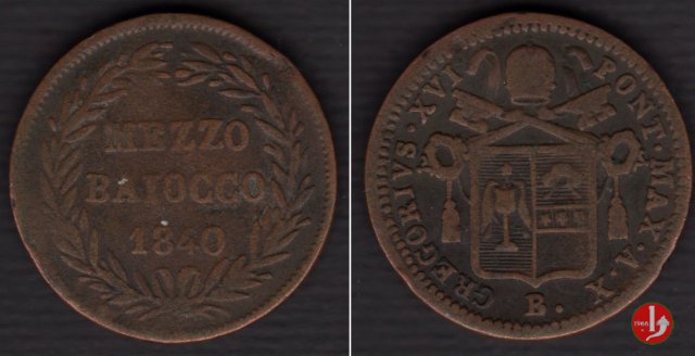 Mezzo Baiocco 1840 (Bologna)