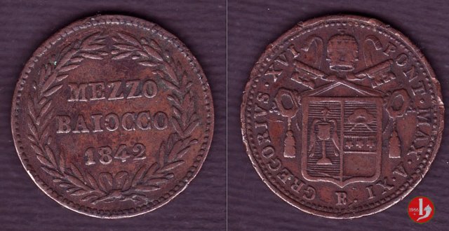 Mezzo Baiocco 1842 (Bologna)