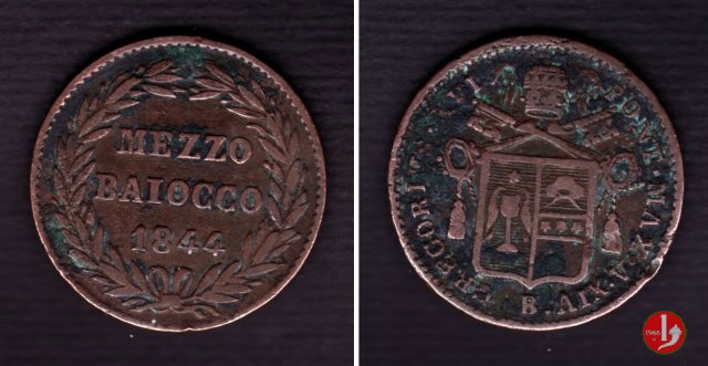 Mezzo Baiocco 1844 (Bologna)