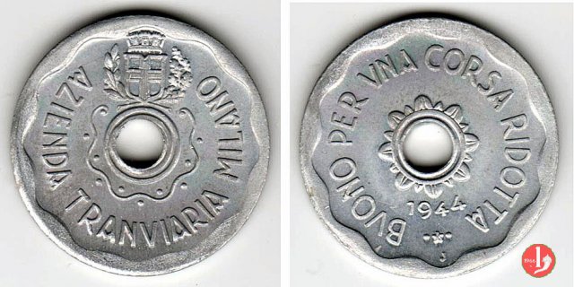 Milano - Azienda Tranviaria 1944 (Amburgo)