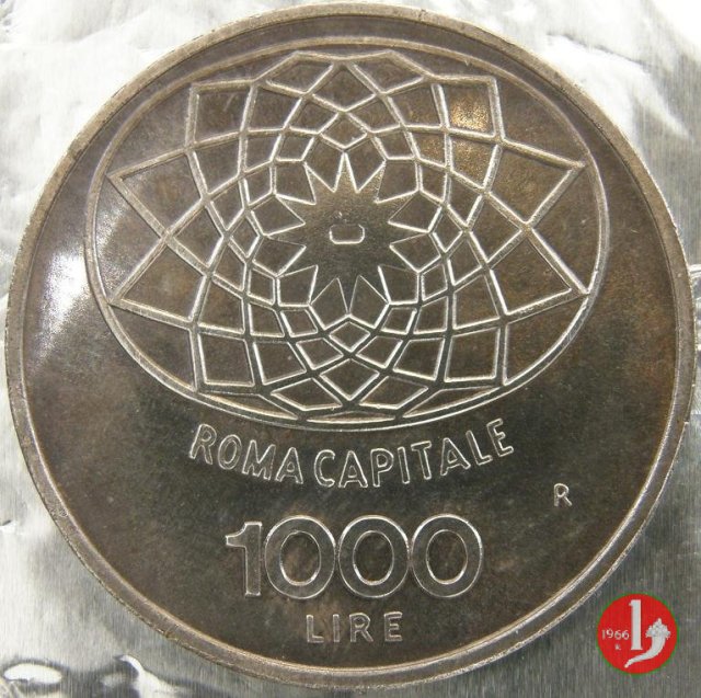 1000 lire Roma capitale 1970 (Roma)