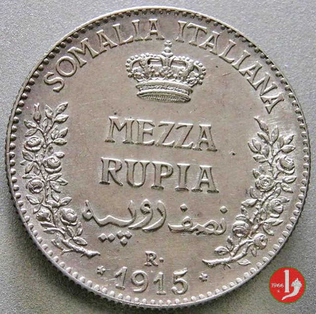 1/2 rupia 1915 (Roma)