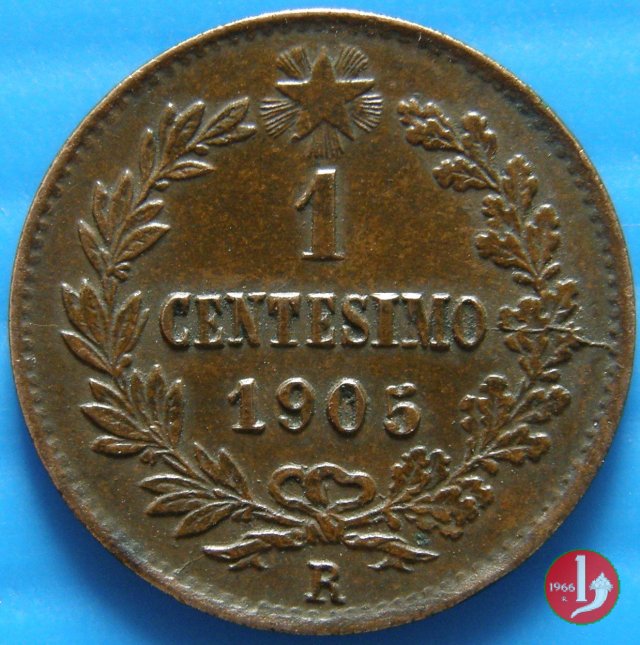 1 centesimo valore 1905 (Roma)