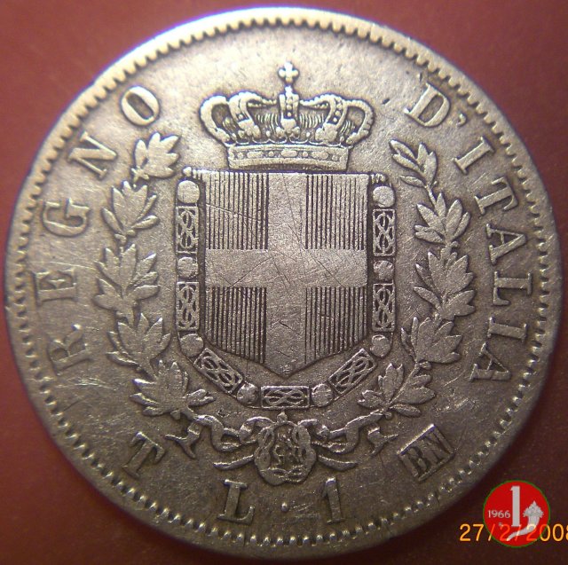 1 lira stemma 1863 (Torino)