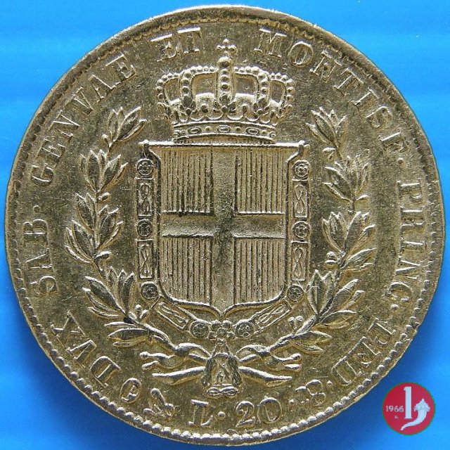 20 lire o Marengo 1835 (Genova)