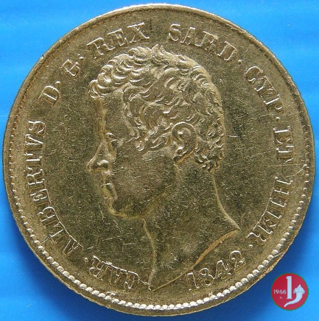 20 lire o Marengo 1842 (Genova)