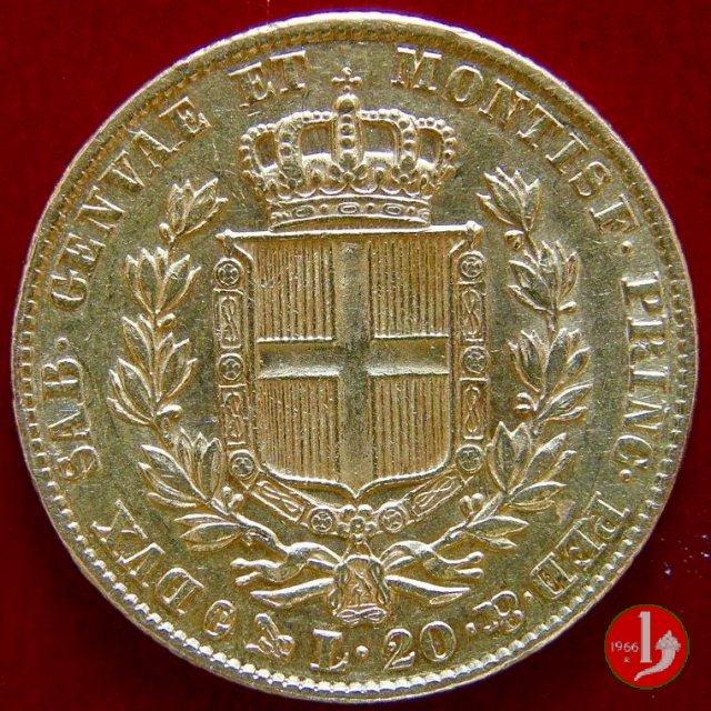 20 lire o Marengo 1849 (Torino)