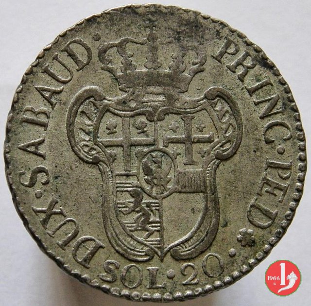 20 soldi 1796 (Torino)